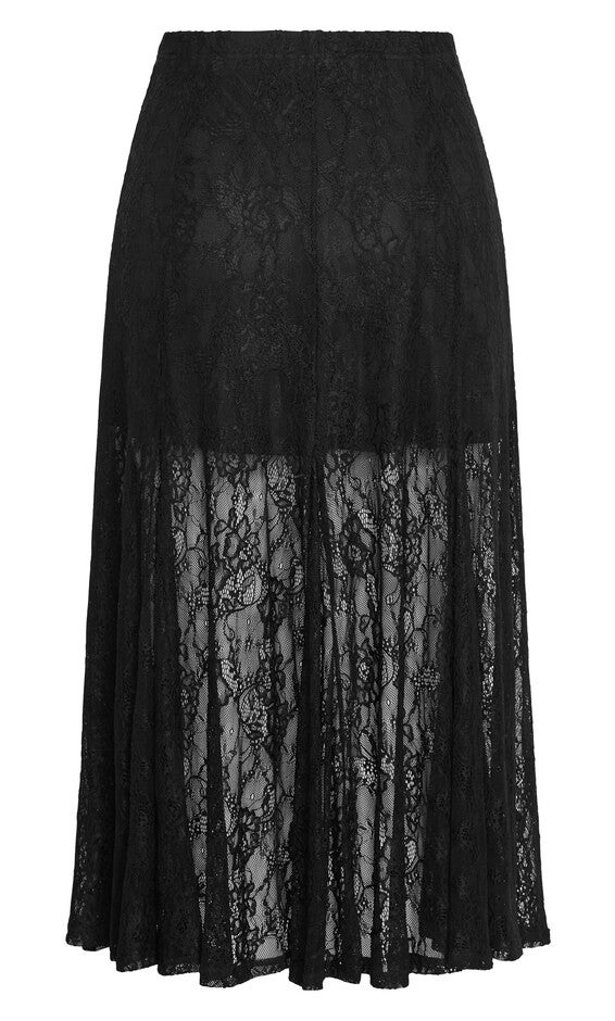 Aura Skirt - black, BLACK, alternate image number null