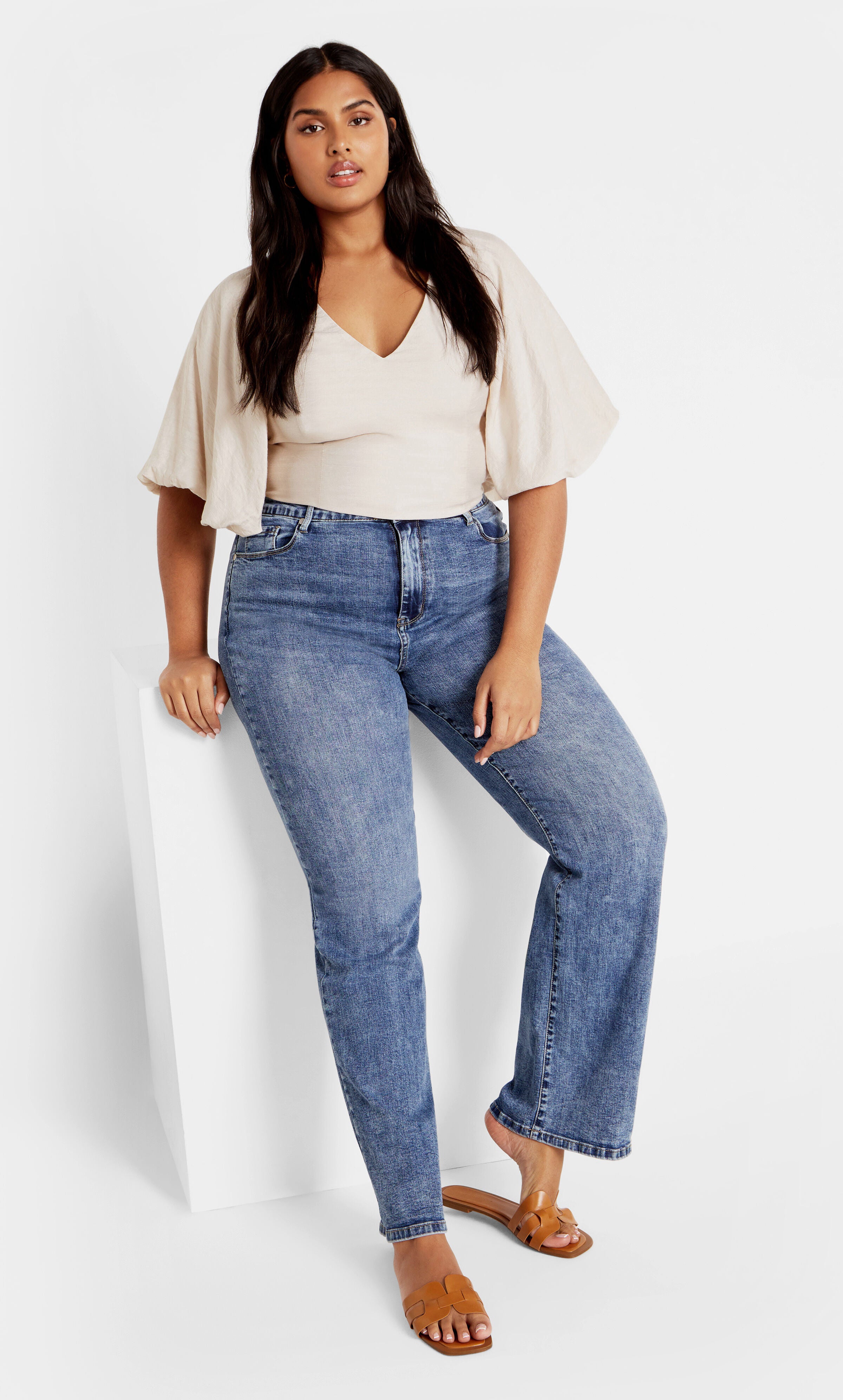 Peta Top - oat, WHITE, alternate image number 2