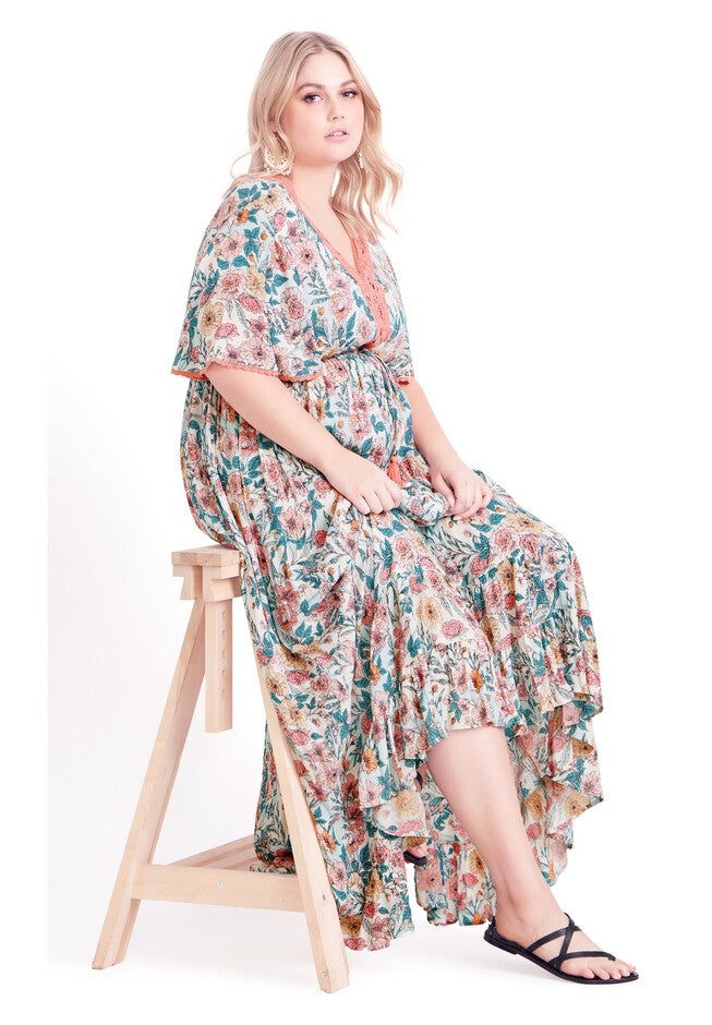 Cadence Maxi Dress, SORBET SUMMER, alternate image number 2