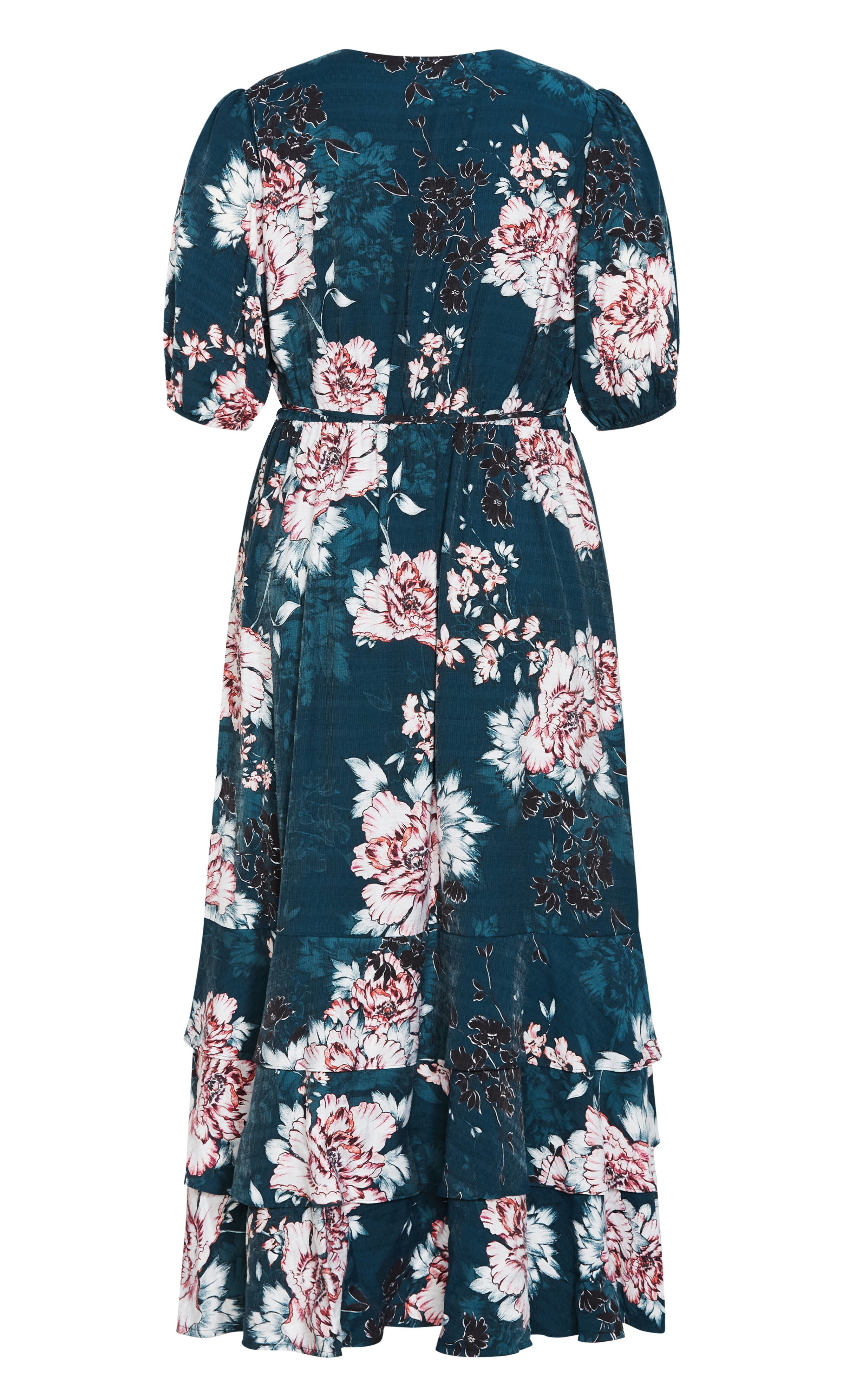 Bea Floral Dress - jade, GREEN, alternate image number 5