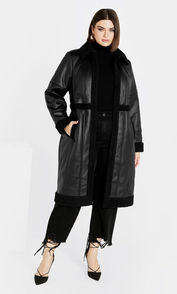 Hayden Coat - black, BLACK, alternate image number 1