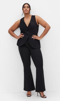 Asha Talia Pant - black