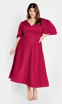 Lula Dress - lipstick pink