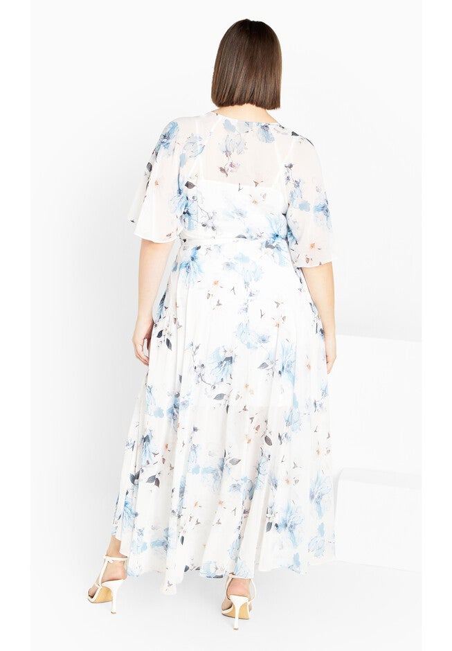 Shy Orchid Maxi Dress - ivory, WHITE, alternate image number 3