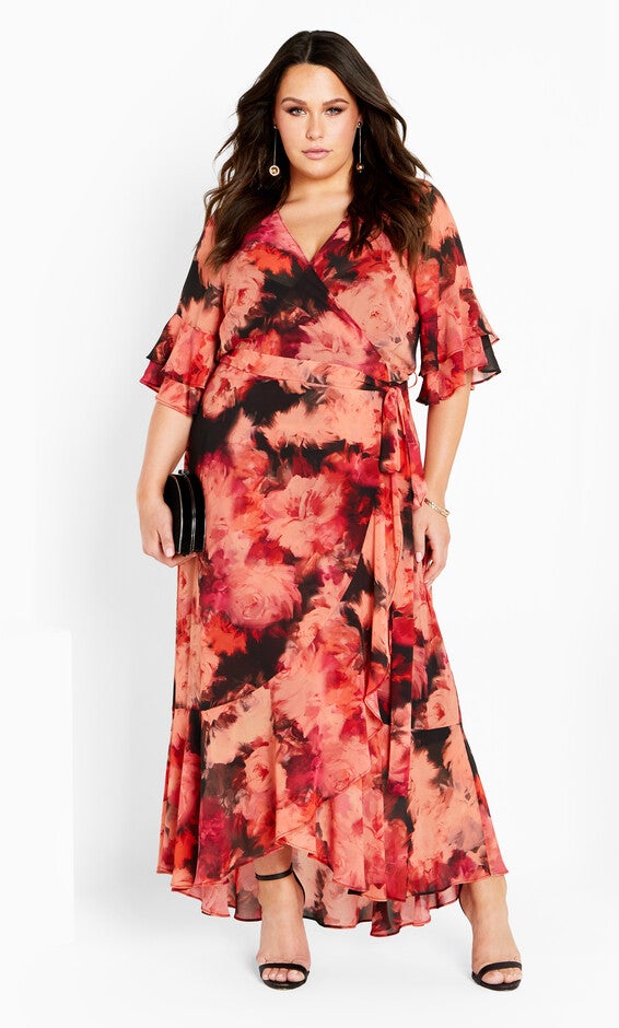 Mischa Floral Maxi Dress - floral l'amour, FLORAL, hi-res image number null