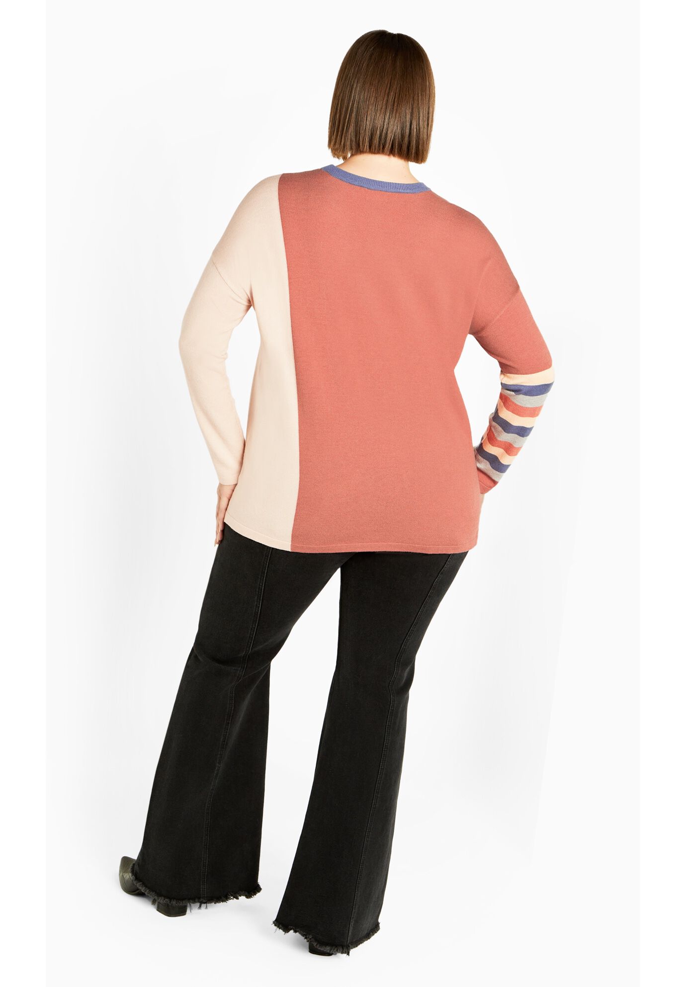 Luna Sweater, PEACH, alternate image number 4