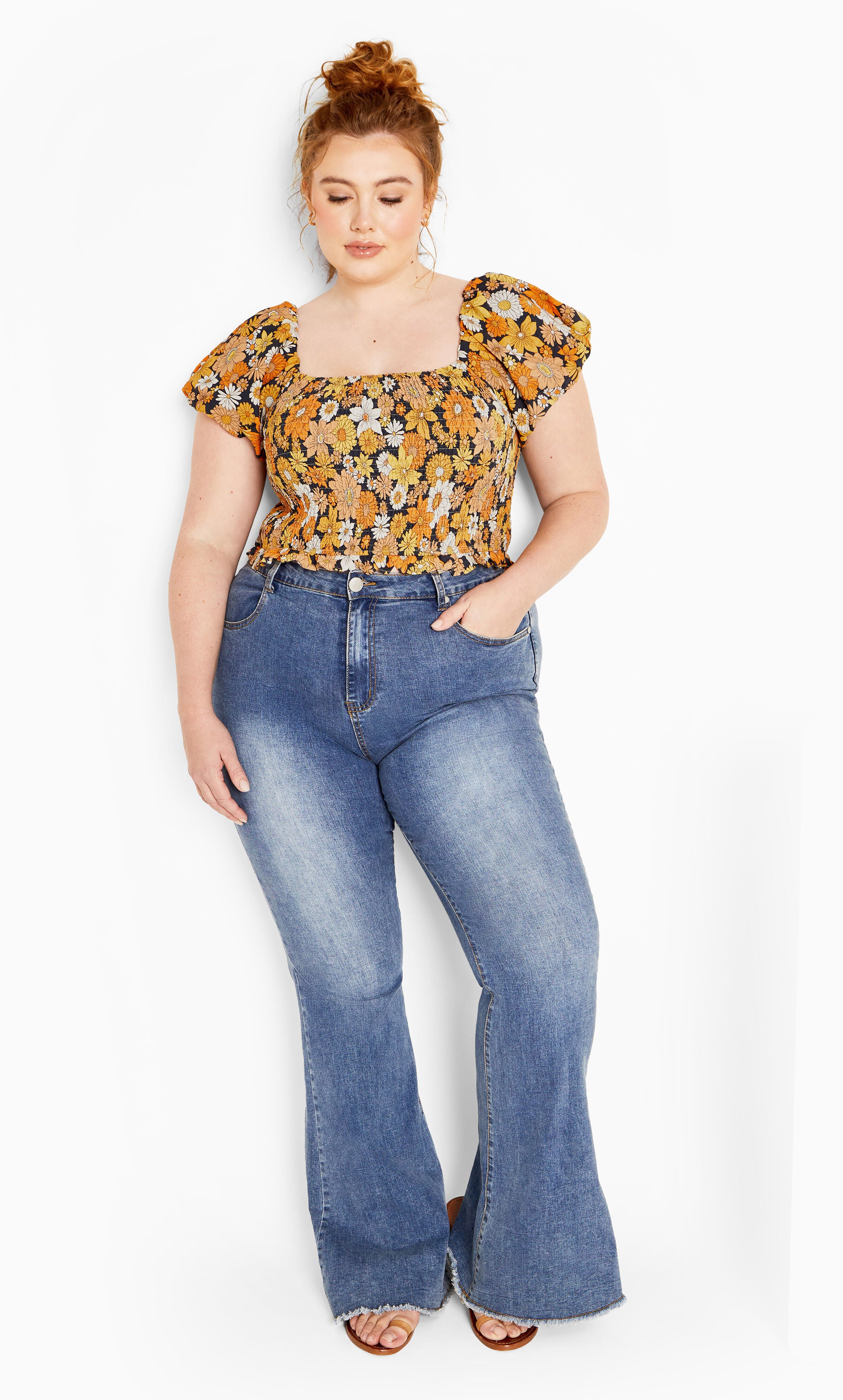 Naomi Top - sunshine, BLACK, alternate image number 1