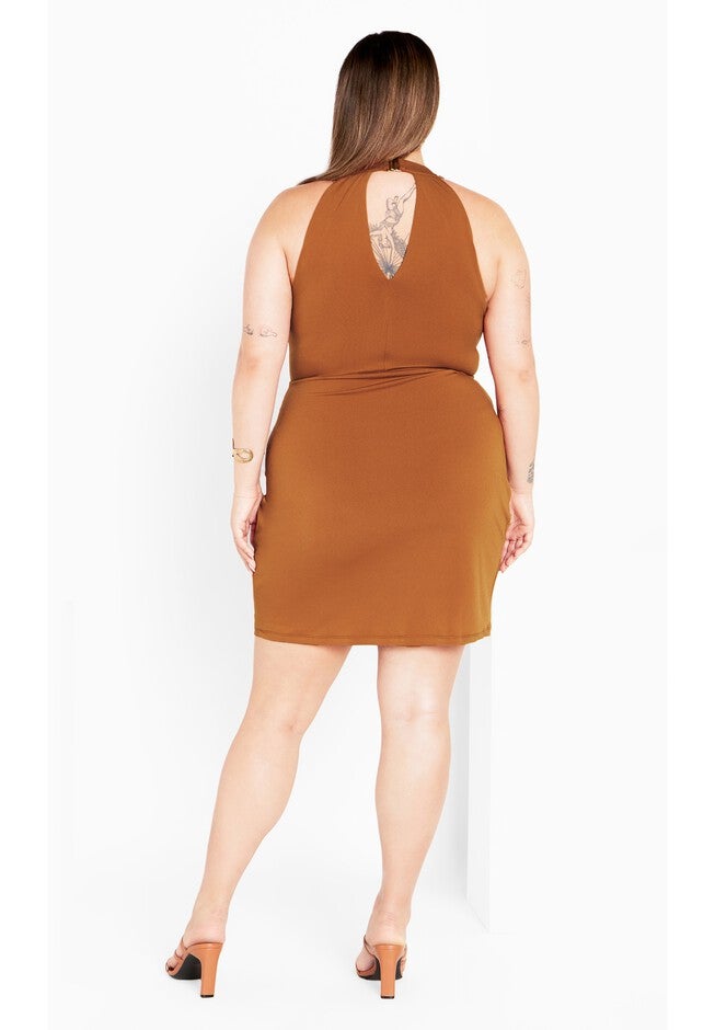 Roxie Dress - gingerbread, GINGERBREAD, on-hover image number 1