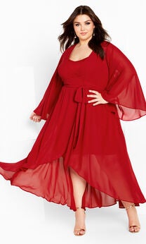 Fleetwood Maxi Dress - love red