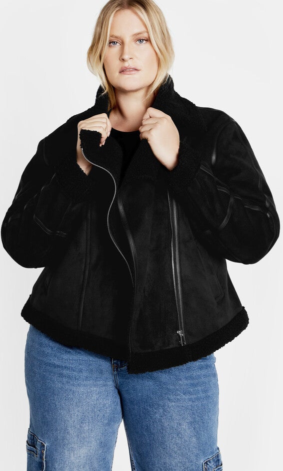 Sherpa Hunter Jacket - black, BLACK, alternate image number 3