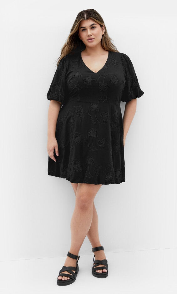 Dottie Dress - black, BLACK, hi-res image number 0