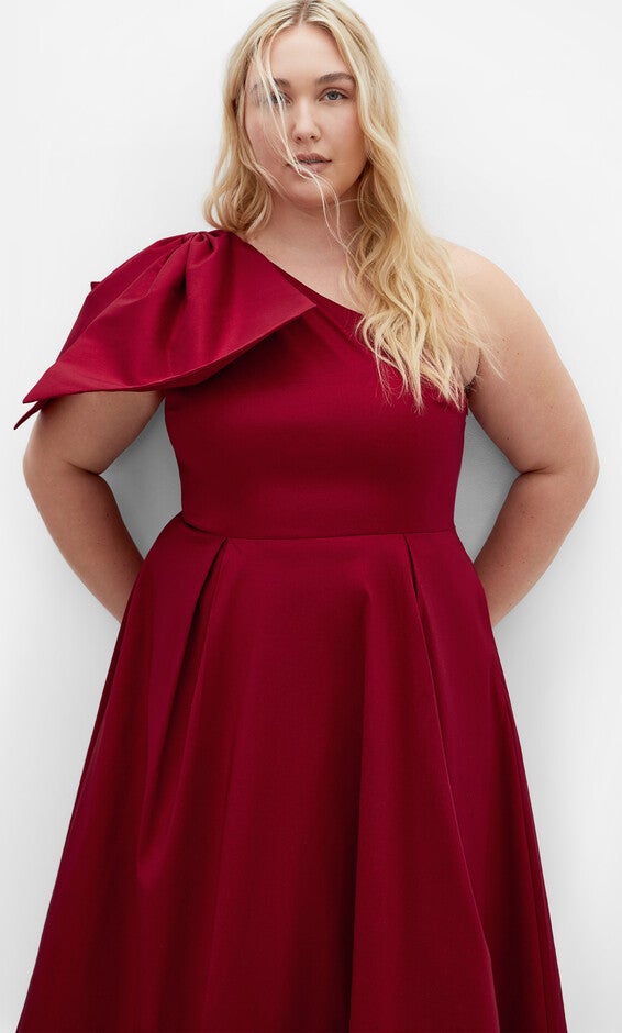 Crawford Maxi Dress - true red, RED, alternate image number 3