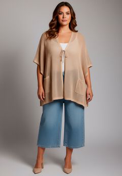 Crochet Tie Front Cardigan