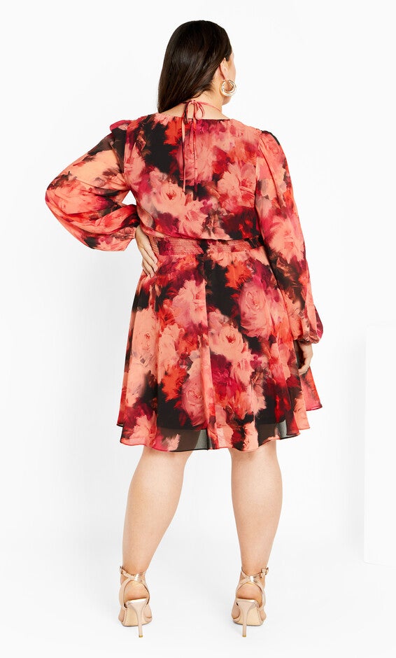 Mischa Print Floral Dress - floral l'amour, FLORAL, alternate image number 2