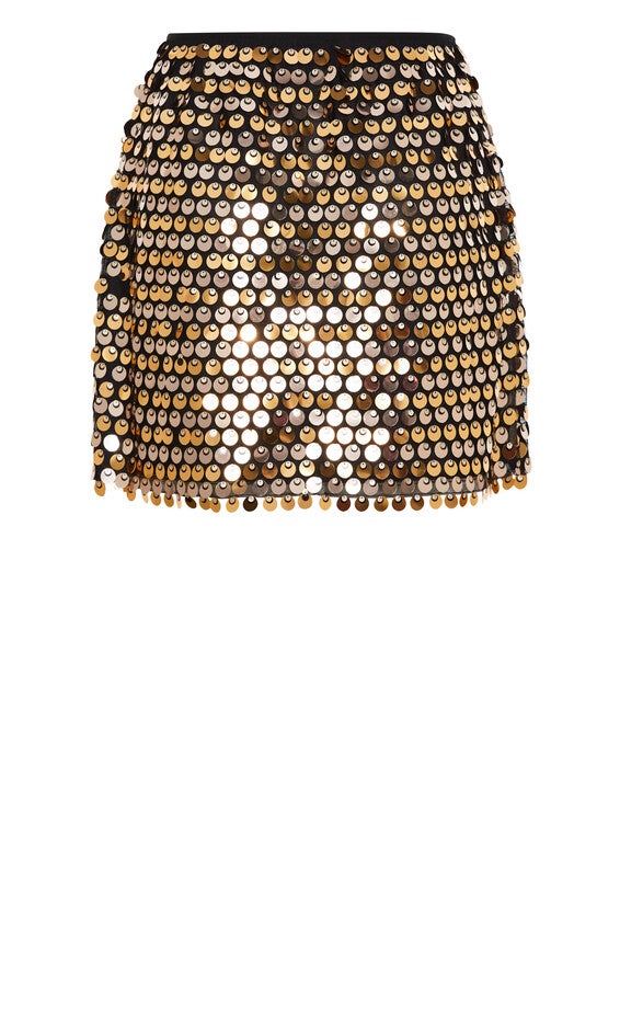 Disco Skirt - gold, YELLOW, alternate image number null