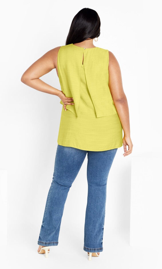 Briella Top - lush lime, YELLOW, alternate image number null