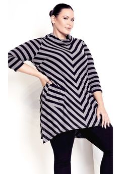Emily Panel Stripe Tunic