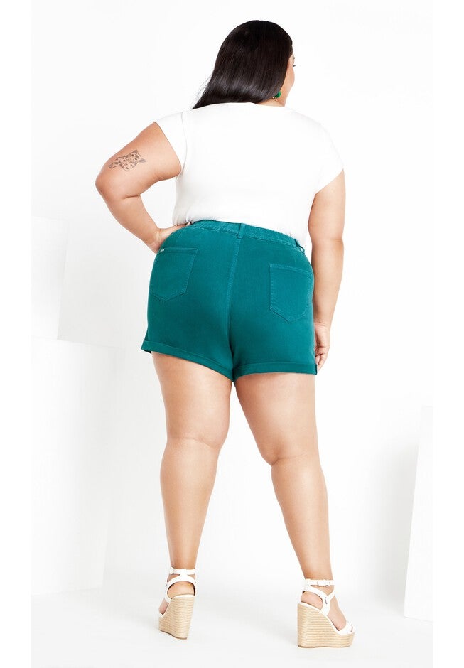 Holiday Denim Short - harbor blue, BLUE, alternate image number null