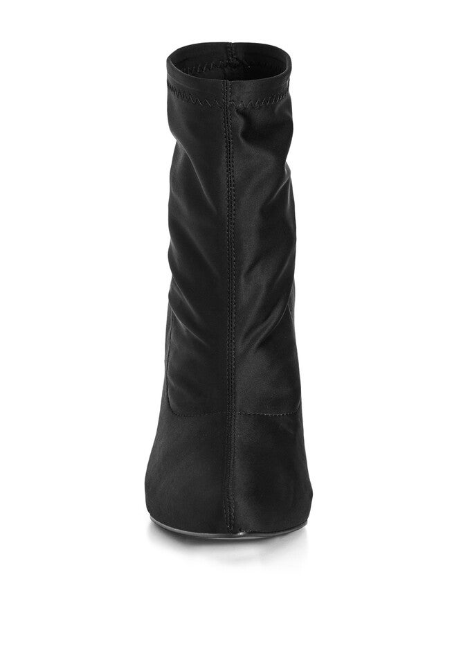 WIDE FIT Sassy Sock Boot - black, BLACK, alternate image number null