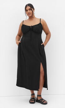 Sweet Pea Maxi Dress - black