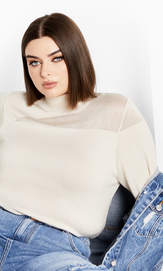 Katalina Jumper - oat, WHITE, alternate image number null
