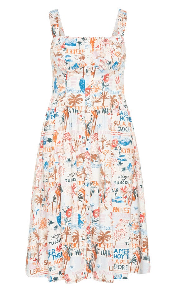 Alma Dress - orange, ORANGE, alternate image number 3