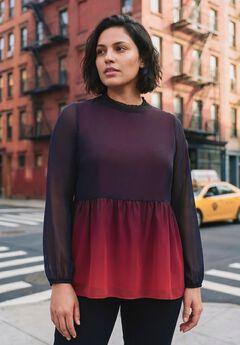 Paulina Peplum Blouse