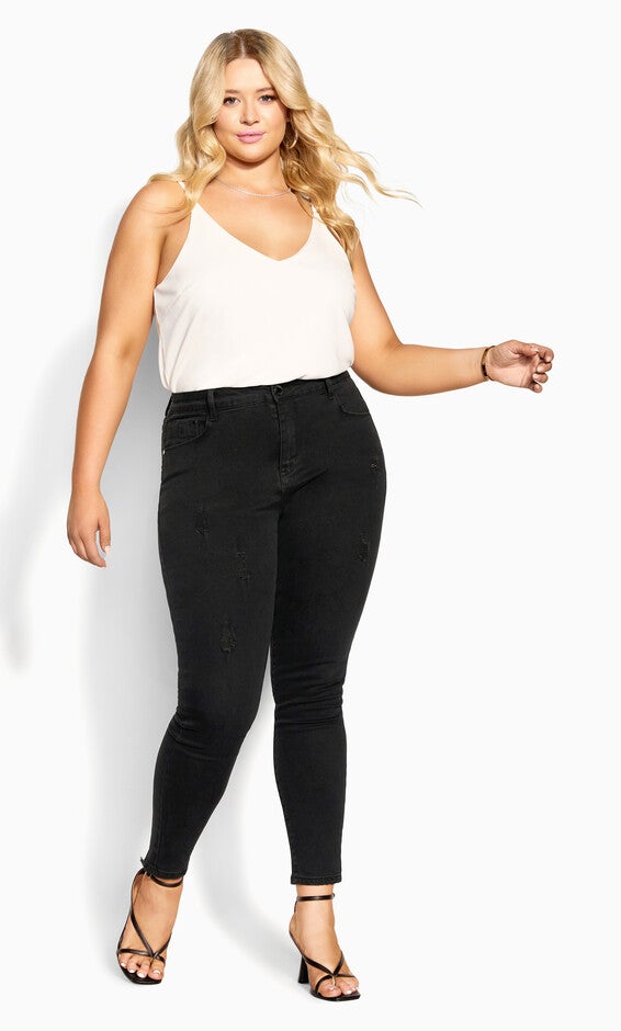 Harley Chill Out Jean - black, BLACK, alternate image number null