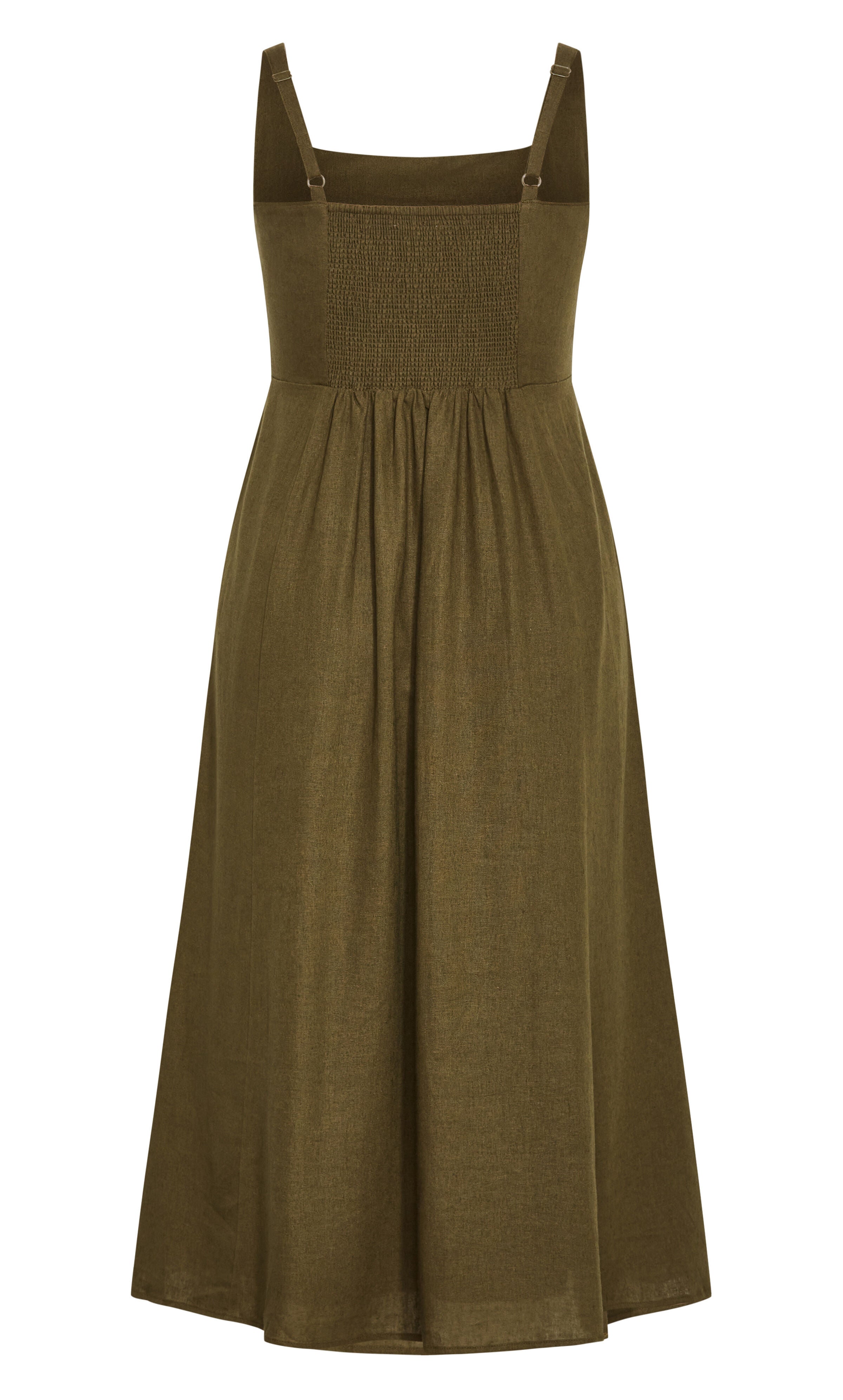 Elly Dress - khaki, GREEN, alternate image number 6