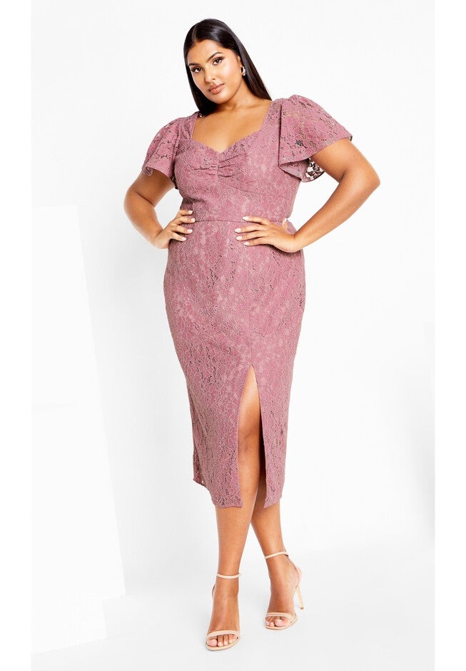Maisie Dress - dusty orchid, PURPLE, alternate image number null