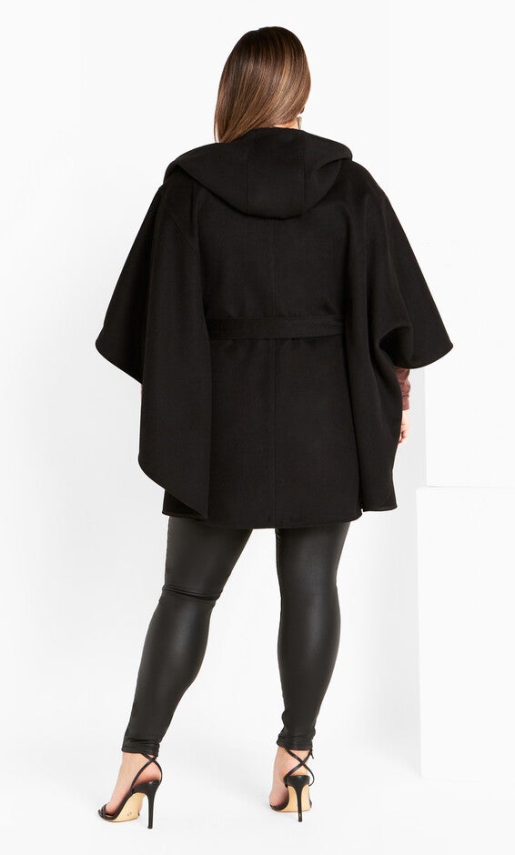 Eve Coat - black, BLACK, alternate image number null