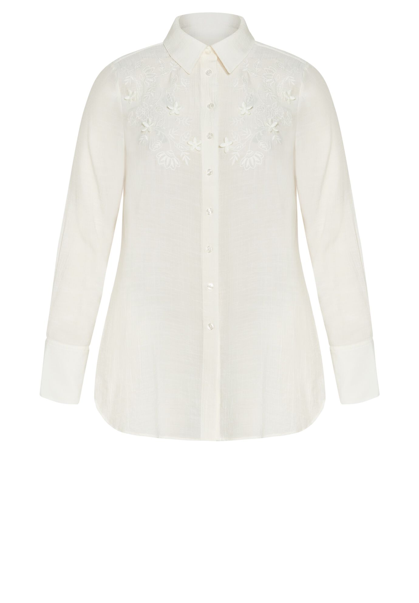 Forget Me Not Shirt, CREAM, alternate image number 4