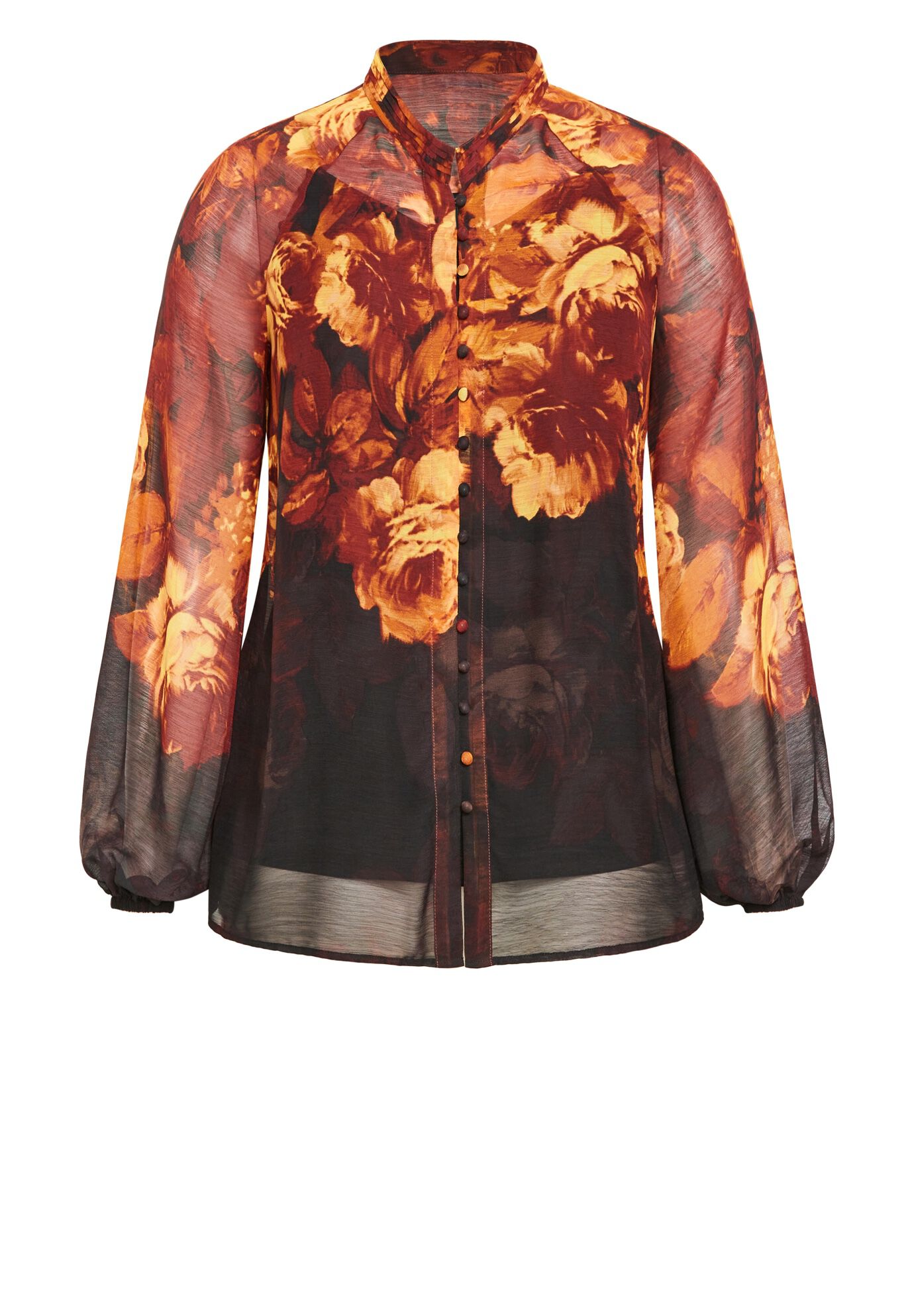Iris Placement Shirt, BLACK BLOOM, alternate image number 4