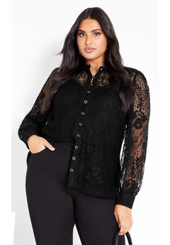 Jade Lace Shirt