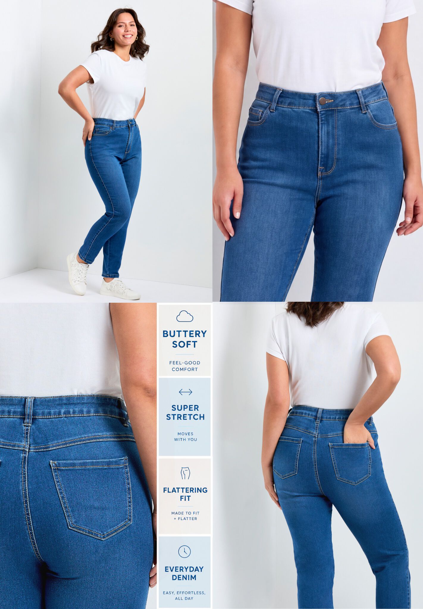 Butter Denim Straight Leg Jean, BLACK, alternate image number 4