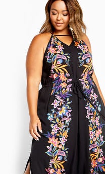 Island Girl Dress - black