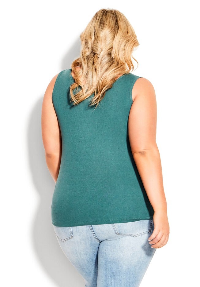 Plain Tank, TEAL, alternate image number null