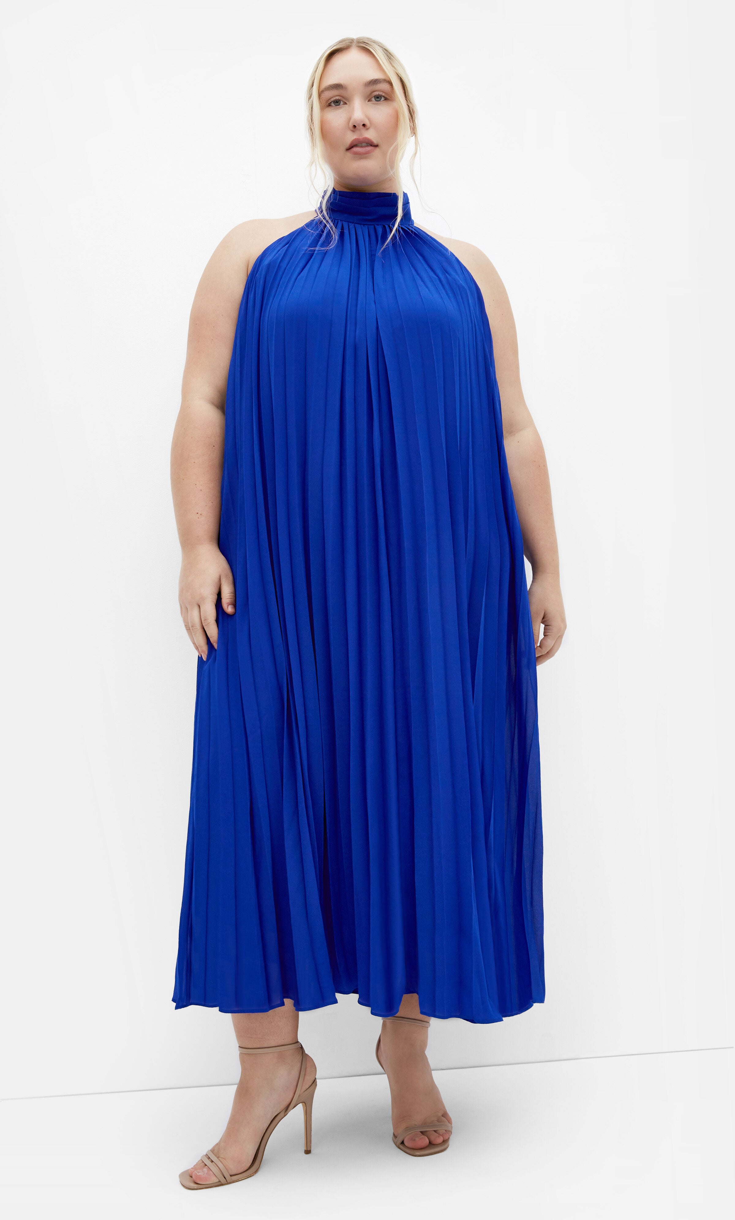 Aida Maxi Dress - cobalt, BLUE, hi-res image number 0