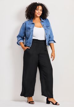 Elly Wide Leg Pull On Pant