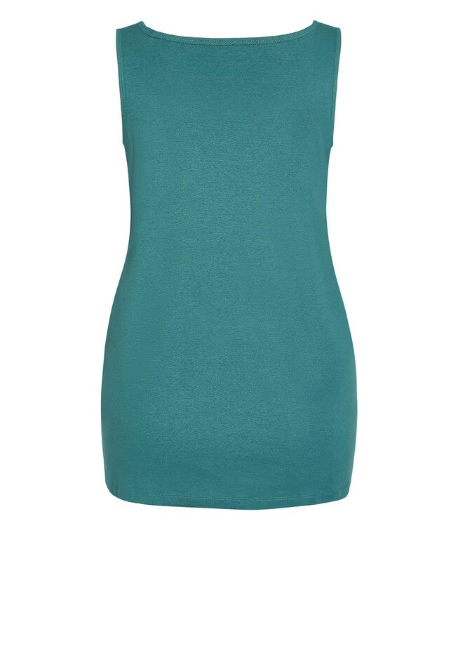 Plain Tank, TEAL, alternate image number null