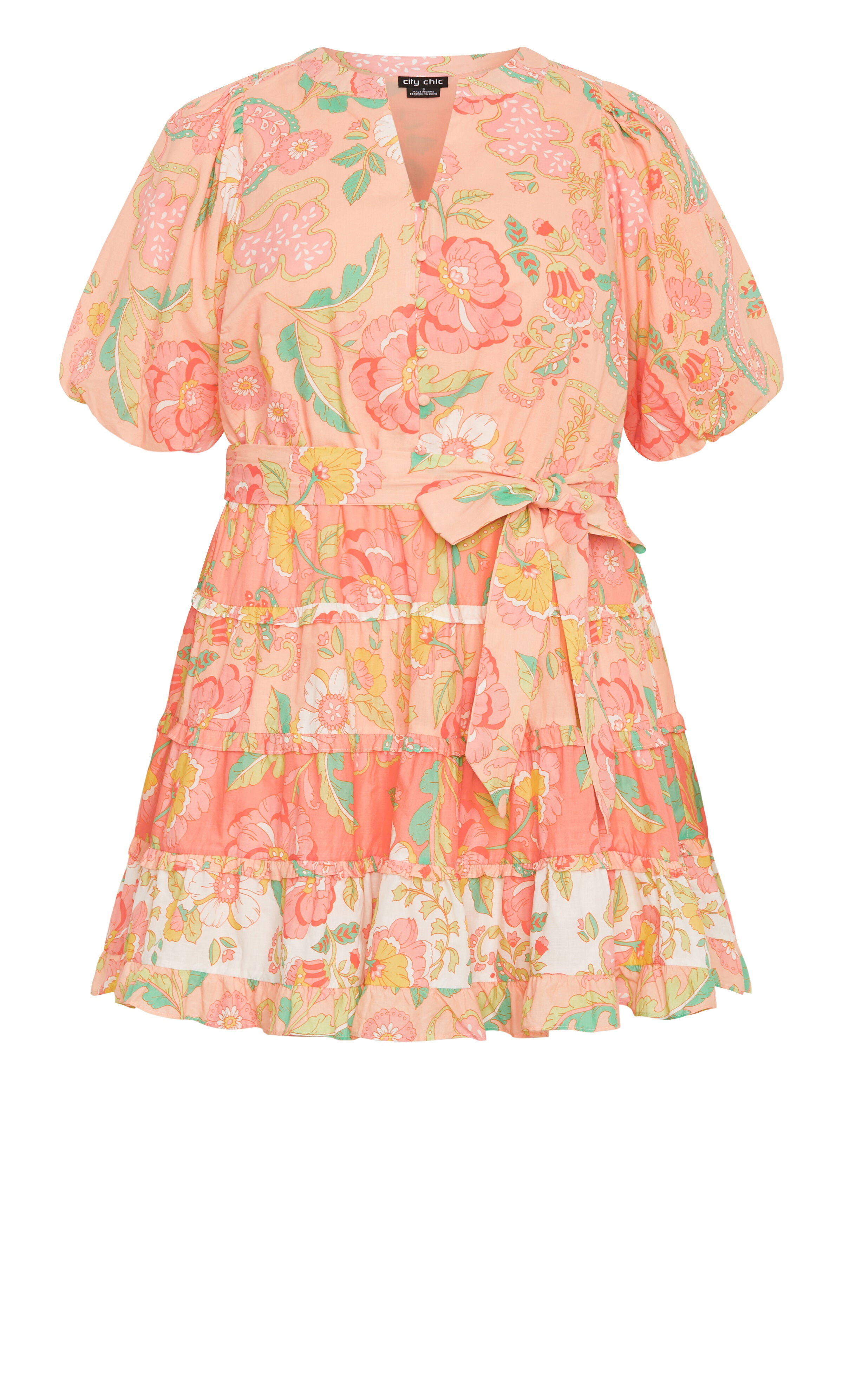 Leona Dress - bellini, PINK, alternate image number 3