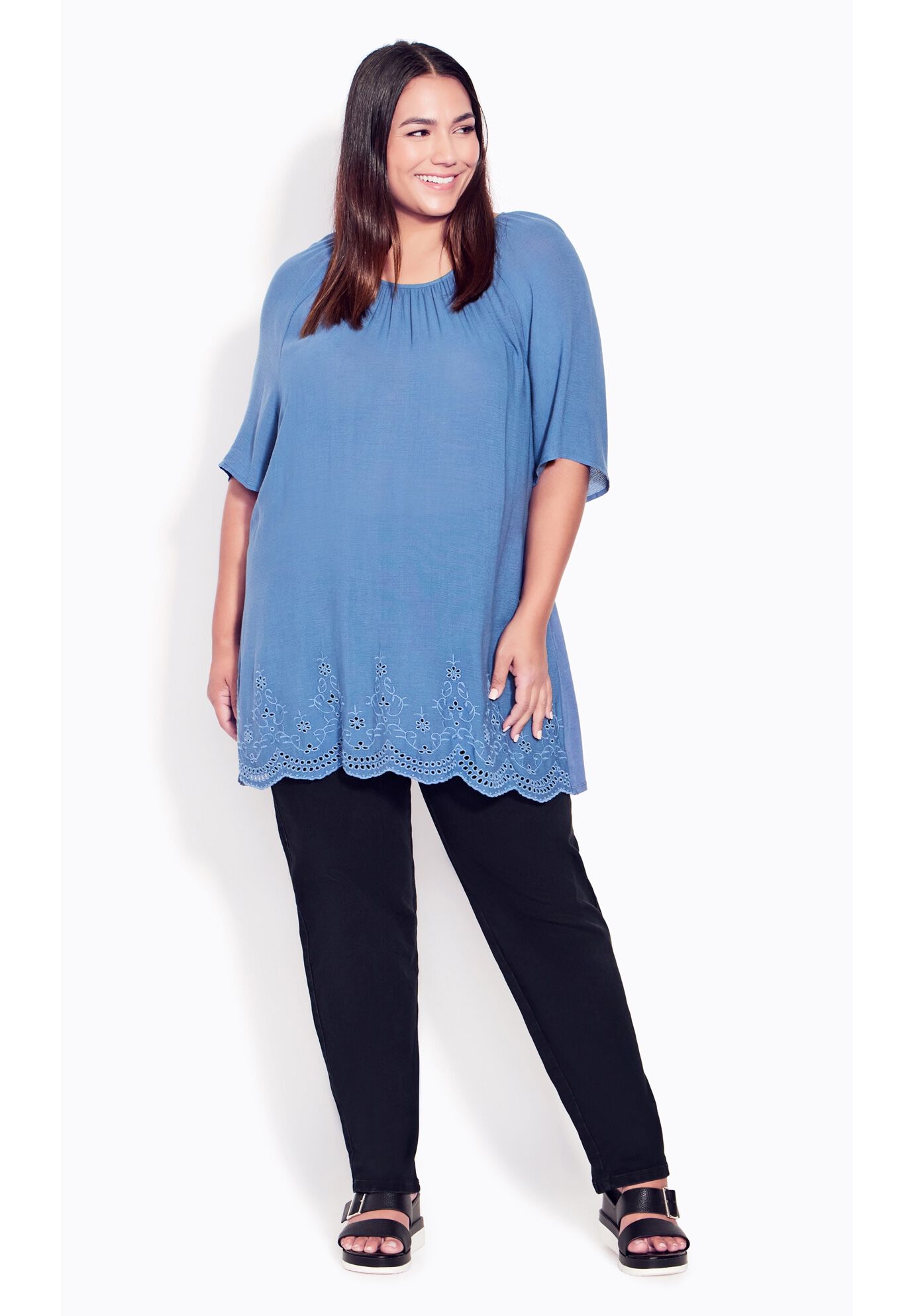 Butter Denim Straight Leg Jean﻿