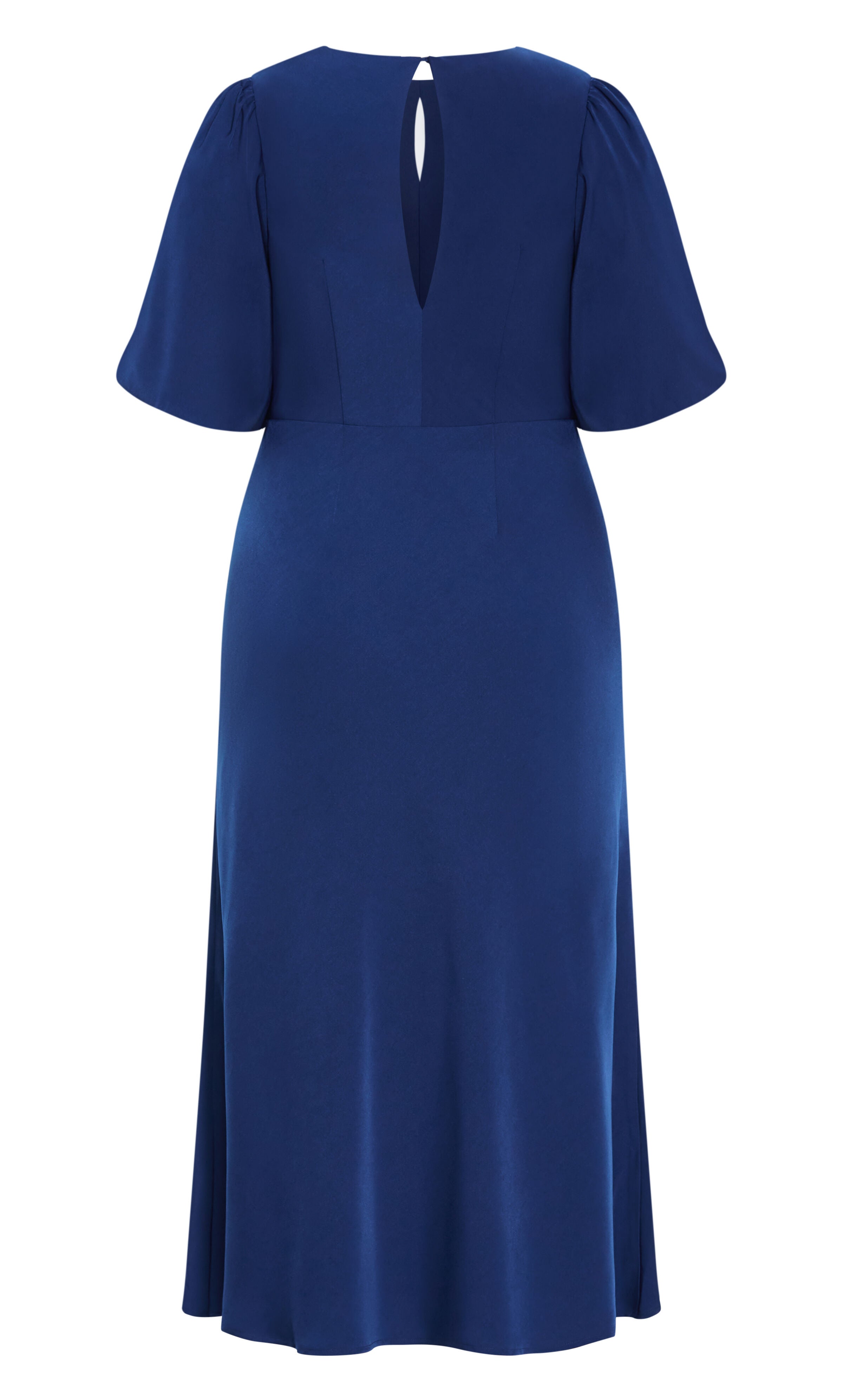 Ines Puff Dress - ocean, BLUE, alternate image number 4