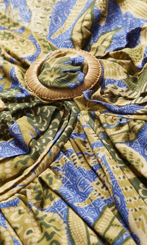 Daydream Print Maxi Dress - blue, PURPLE, alternate image number 5