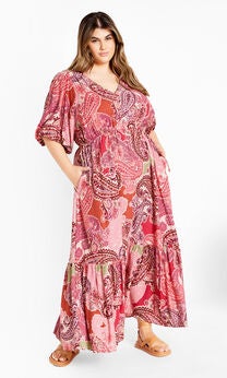 Flirtini Maxi Dress - pink