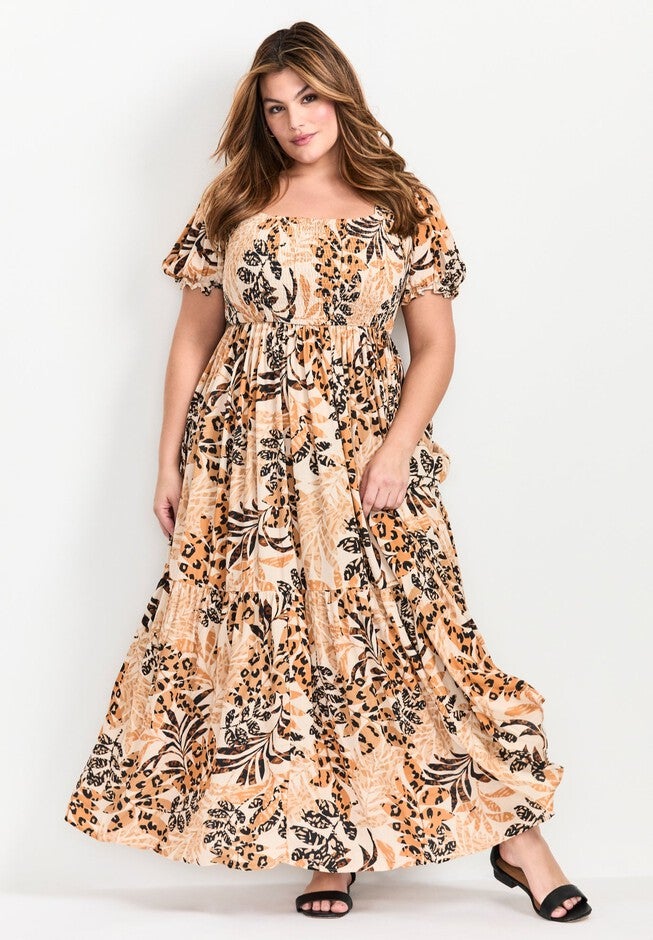 Sleeveless Dress Just Taylor Dresses Sophia Shirred Bodice Maxi