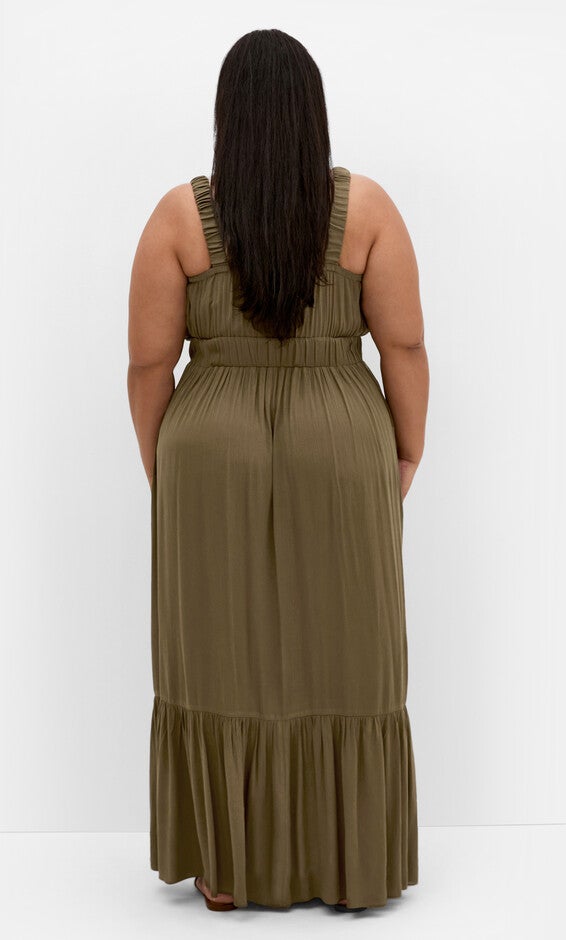 Vacay Maxi Dress - khaki, GREEN, alternate image number 2