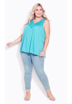 Allegra Crochet Top