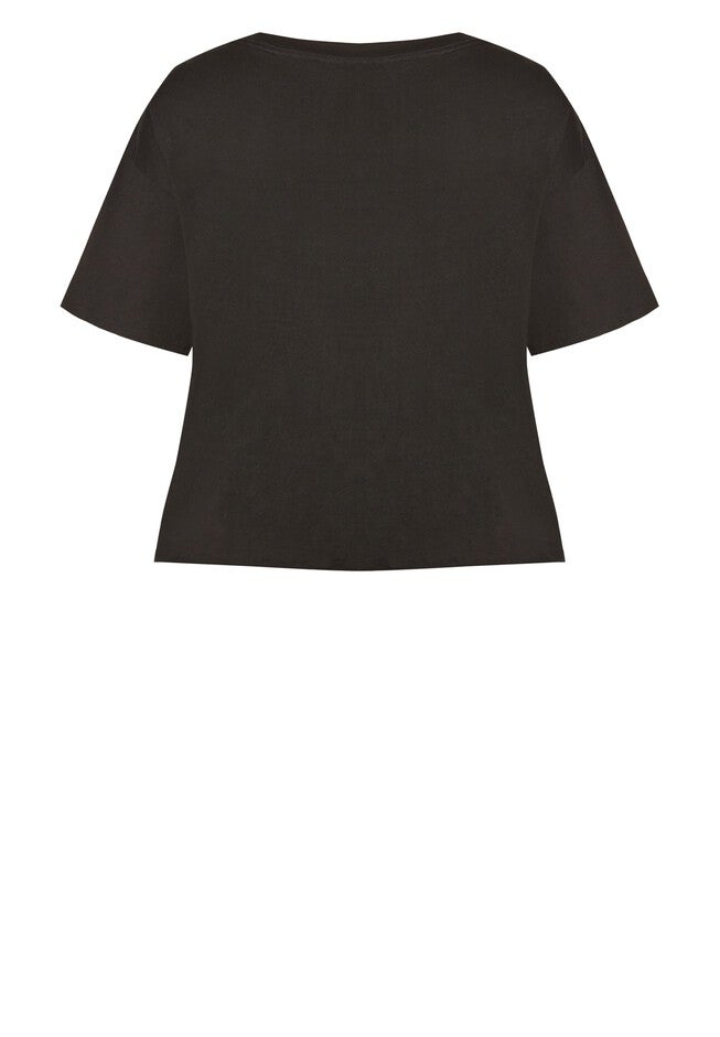 Rylie Crop Tee, ANIMAL SLOGAN, alternate image number null