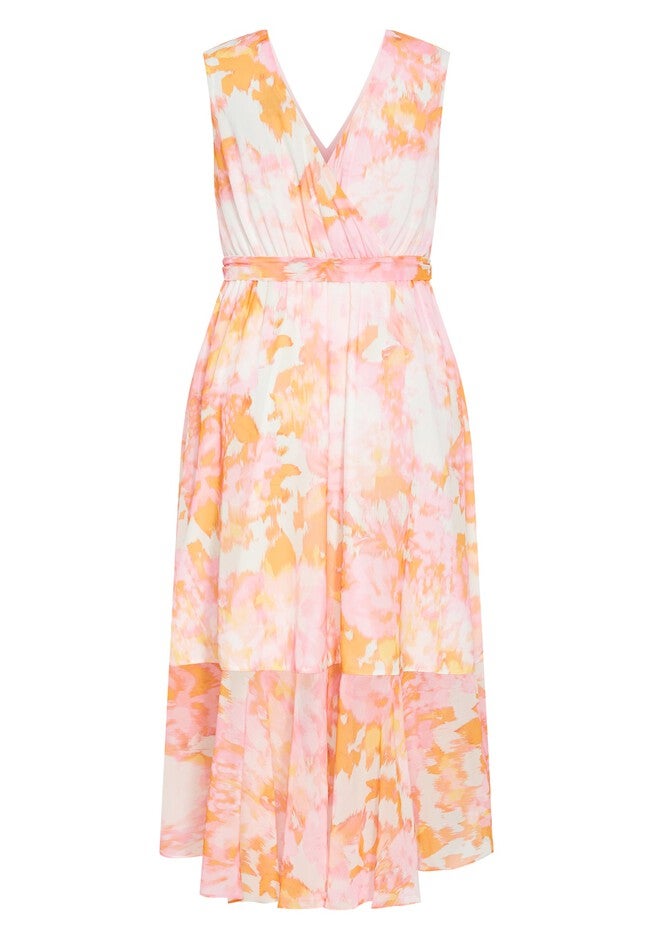 Aliya Print Maxi Dress - sunset rose, YELLOW, alternate image number 4